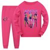 Children's Fashion Suit Skirt Round Neck Long Sleeve Top Pants