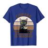 Funny Cat Coffee Because Murder Is Wrongs Tshirt 3d Style Cotton Unisex Tees Summer On Sale Top Tshirts Harajuku Camisas