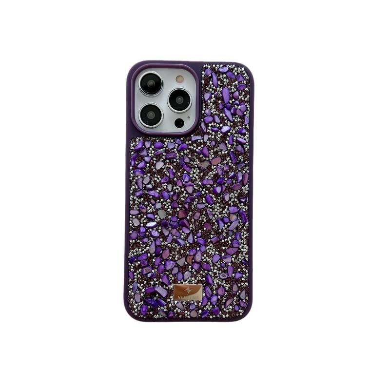Luxury Colorful Stone Phone Case IPhone 14 Pro Max Bling Rhinestone Full Body Protective Soft TPU Cover