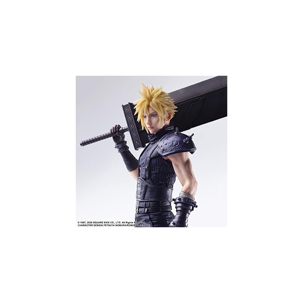 Square Enix Final Fantasy VII Remake Static Arts Cloud Strife Collectible Figure