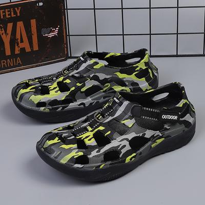 Móda Léto Muži Sandály Outdoor Protiskluzové Silné Podrážky Pohodlné Měkké Pánské Plážové Boty Lehká Platforma Sandály EVA Zapatos Hombre