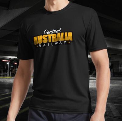Central Australia Railway Logo Active T-Shirt Funny Size S To 5XL