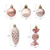 Christmas Tree Ornaments Festive Party Decor Charming Colors
