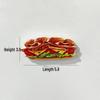 3D Resin Food-Themed Magnet Set for Home Decoration