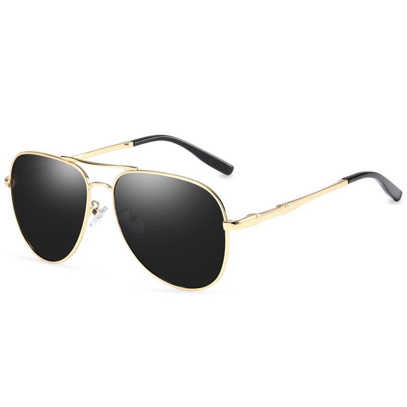 Classic Retro High Quality Custom Logo Women Men's Lunette De Soleil Homme Polarized Pilot Sunglasses