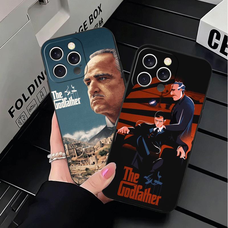 The Godfather TV Soft Phone Case for iPhone 16 16E 17 Air 15 Pro Max 14 Plus 13 Mini 11 12 7 Black Cover Back Shell