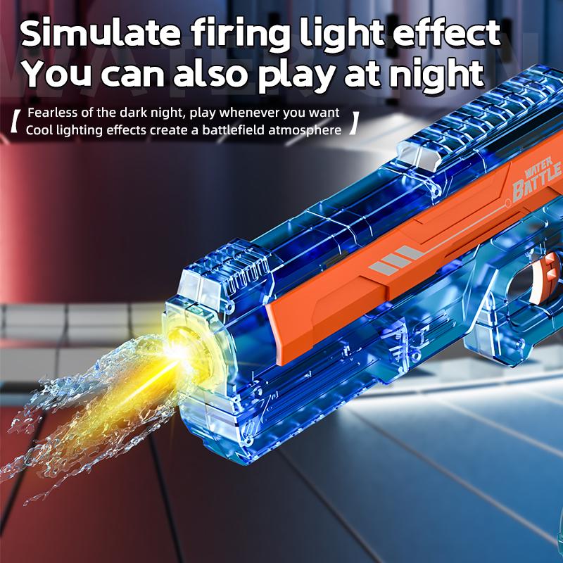 New Water Gun Electric Pistol Shooting Toy Full Automatic Summer Beach Toy For Kids Children Boys Girls Adults