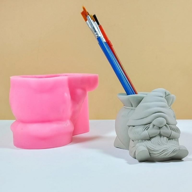 Vaze suculente unice Matrite pentru suport pentru pixuri Forme frumoase din silicon pentru ghiveci Forme flexibile pentru containere pentru proiecte de artizanat