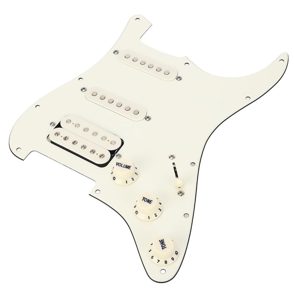 11 Hole SSH Pre Wired Guitar Loaded Pickguard Replacement Set for FD ST Electric Guitar