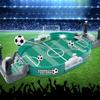 Mini Tischfußballspiel Kunststoff Tischplatte Fußballspiel Einfache Montage Tischplatten Wettkampf Fußballspiele für Kinder Feiertagsspielzeug