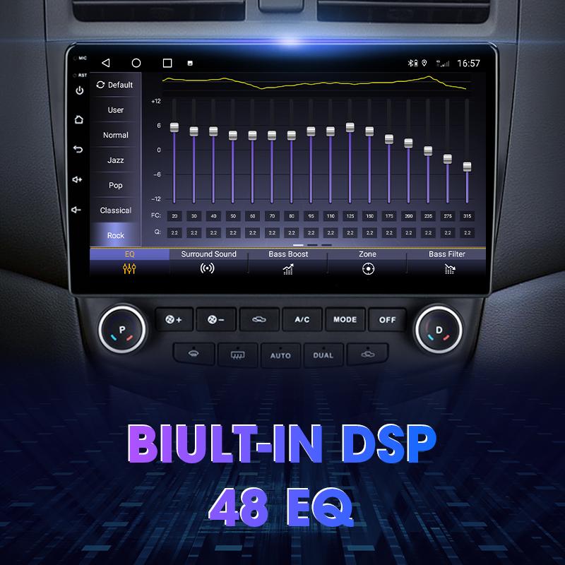 2 Din Android 12 Car Radio For Honda Accord 7 2005 - 2008 Multimedia Video Player GPS 4G WIFI Carplay Auto Stereo RDS Head Unit