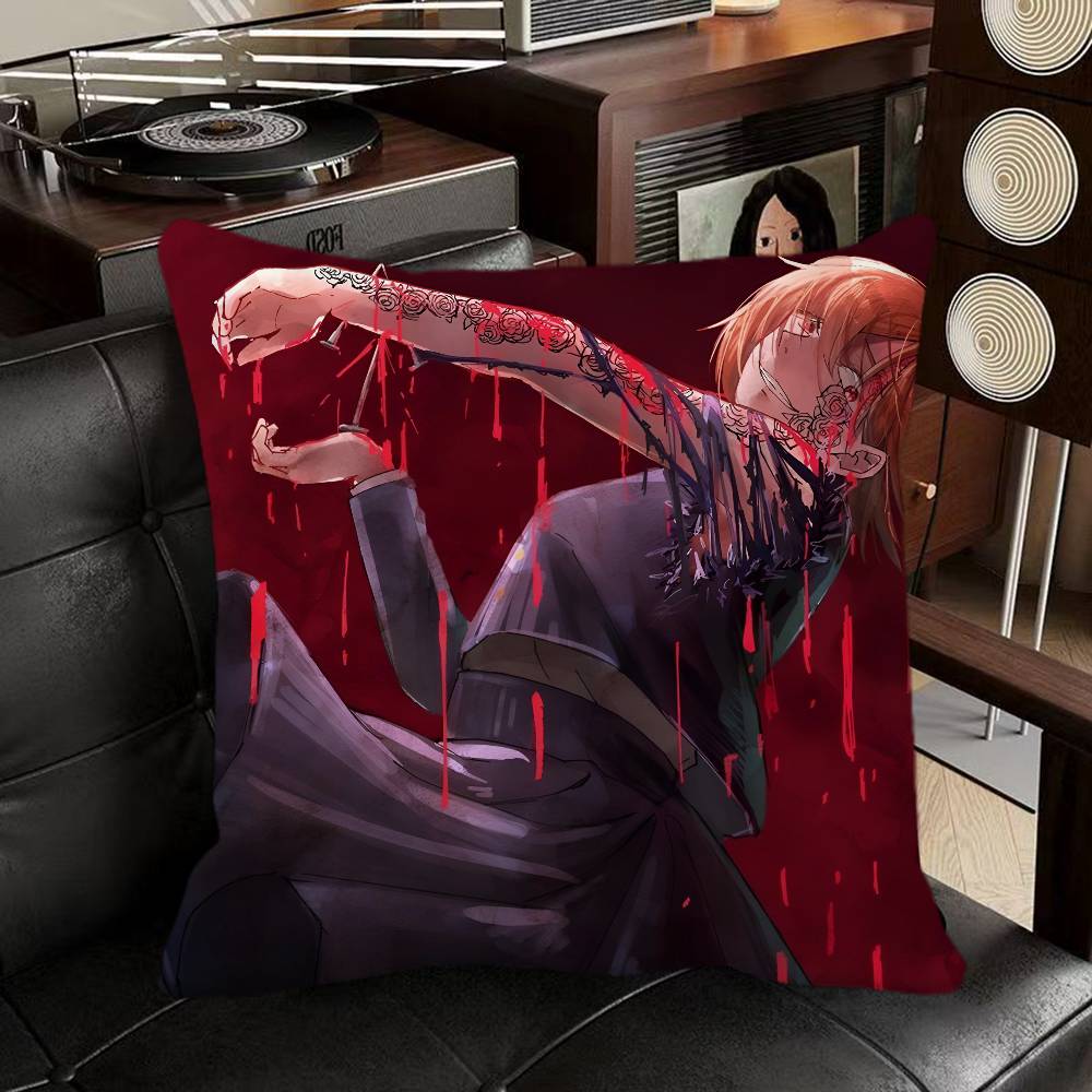 Kugisaki Nobara Anime Pillow Case Square Pillow Bedroom Sofa Leisure Comfort Cushion Car Home Decoration