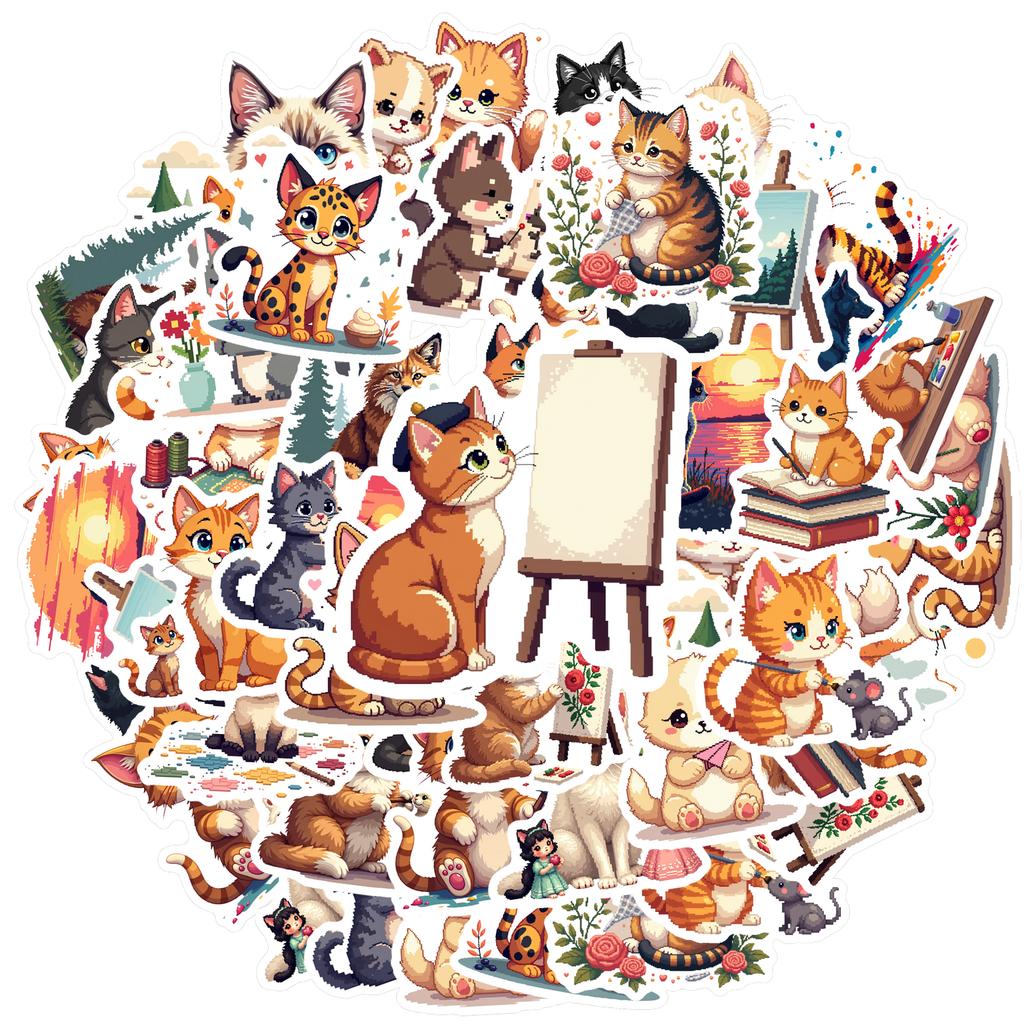 35pcs-100pcs Cute Stickers Cartoon DIY Stickers Stickers For Laptop Motorcycle Luggage Phone DIY Phone Guitar Laptop