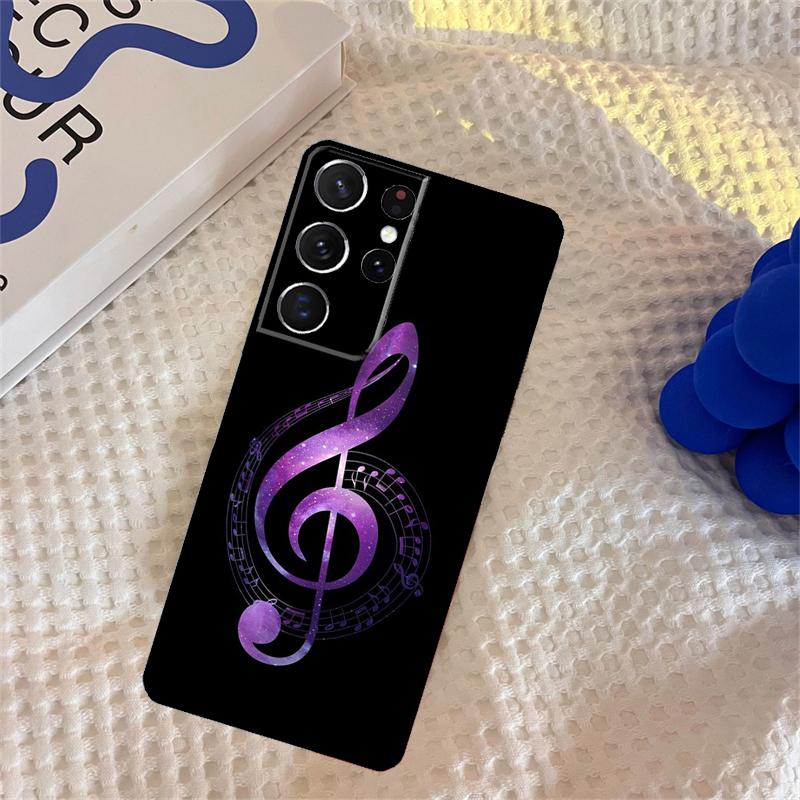 Piano Keys Musical Phone Case For Samsung Galaxy S25 S24 Ultra S9 S10 S20 S22 S21 Plus S23 FE Portector Cover