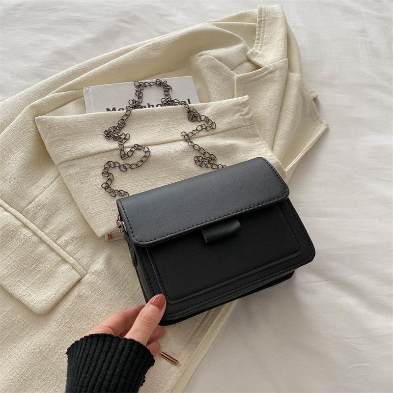 

Bag Personality Simple Crossbody Bag Female Beauty Fashion Shoulder Bag New Trend Small Square Bag чёрный