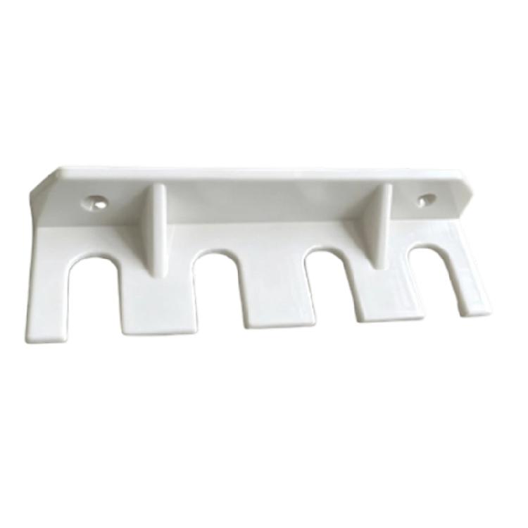 Watering Tool Wall Organizers 4Slot Garden Hose Nozzle Holder Rack for Garage Shed Storage and Easy Access On Wall
