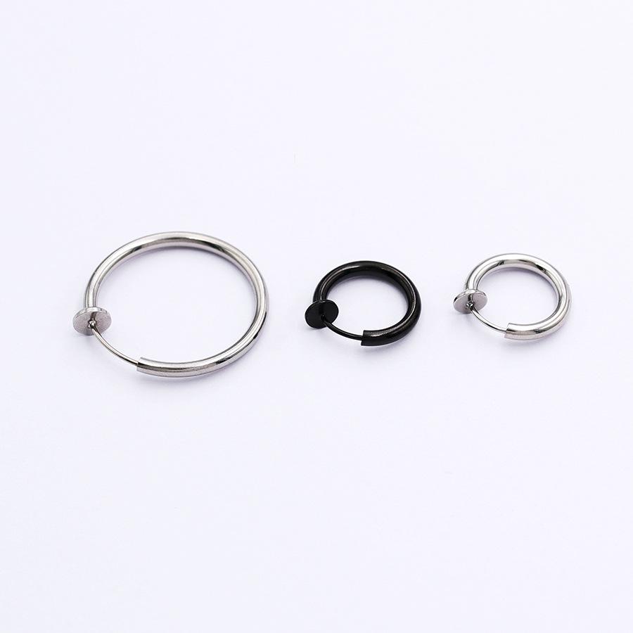 Stainless Steel No-Pierce Spring Ear Clips - Unisex & Invisible Spiral Design