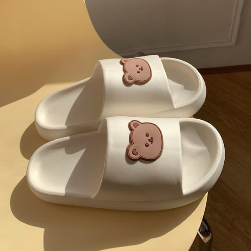 Le Deval Cute Teddy Bear Women s Indoor Slippers black