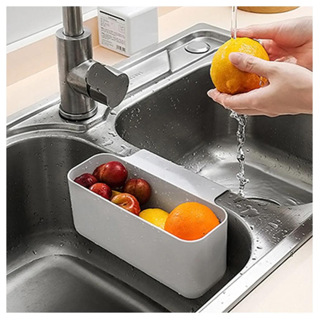 Kitchen Sink Drain Basket Leftover Soup Strainer Rack Fruit Vegetable Quick Drain Strainer Garbage Filter Kitchen Sink Organizer
