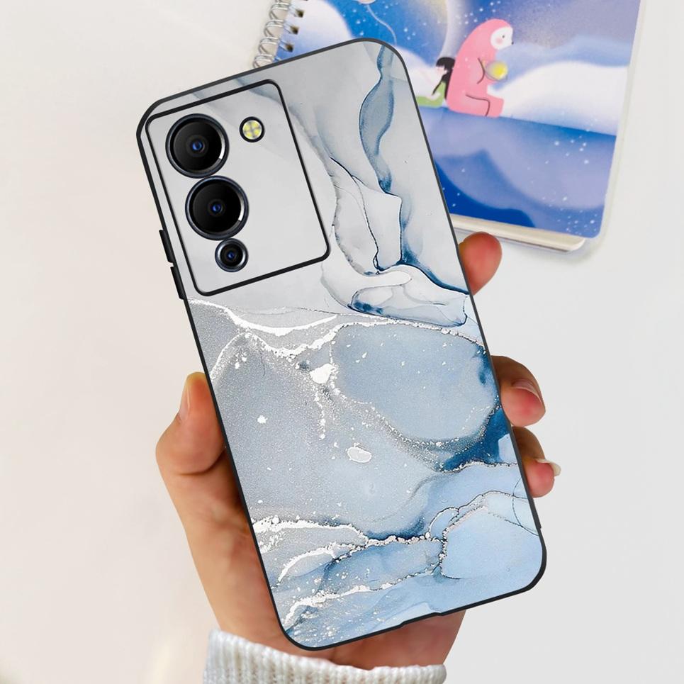 For Infinix Note 12 G96 X670 Phone Case Flower Luxury Cool Cartoon Soft Matte Silicone Back Cover For Infinix Note12 G96 Fundas