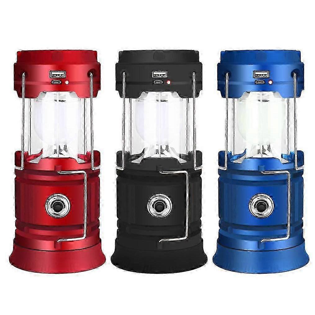 Solar Outdoor Emergency Portable Lantern, Usb Camping Tent Light - PR