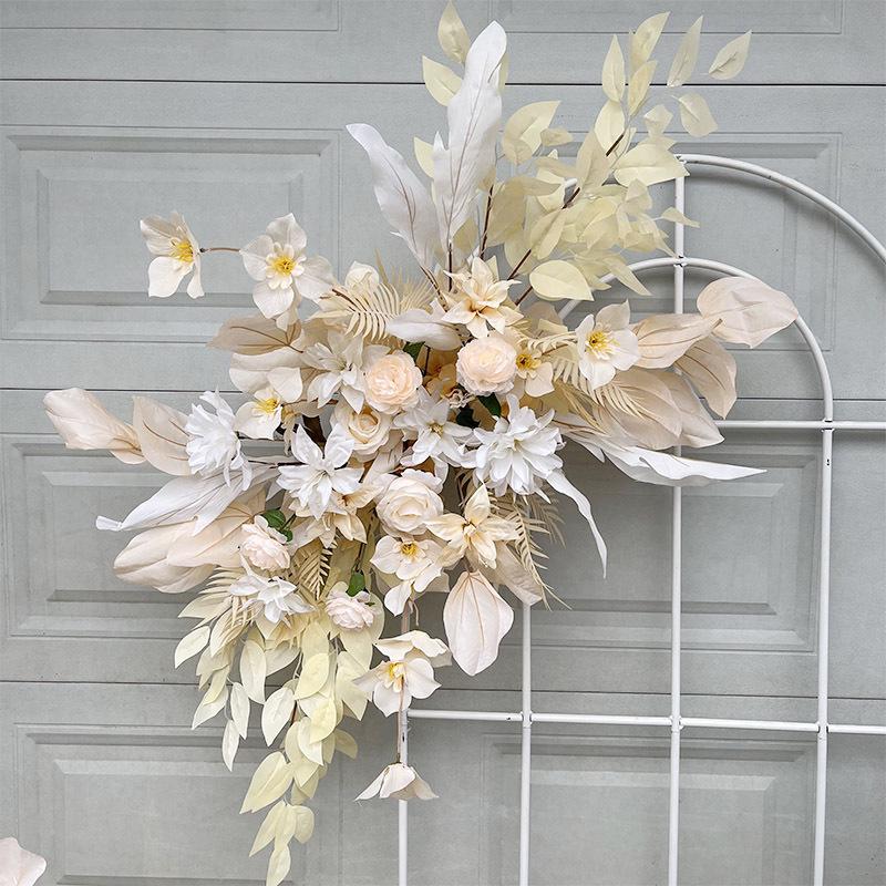 Complete Wedding & Banquet Artificial Flower Set: Ground Rows & Table Decor