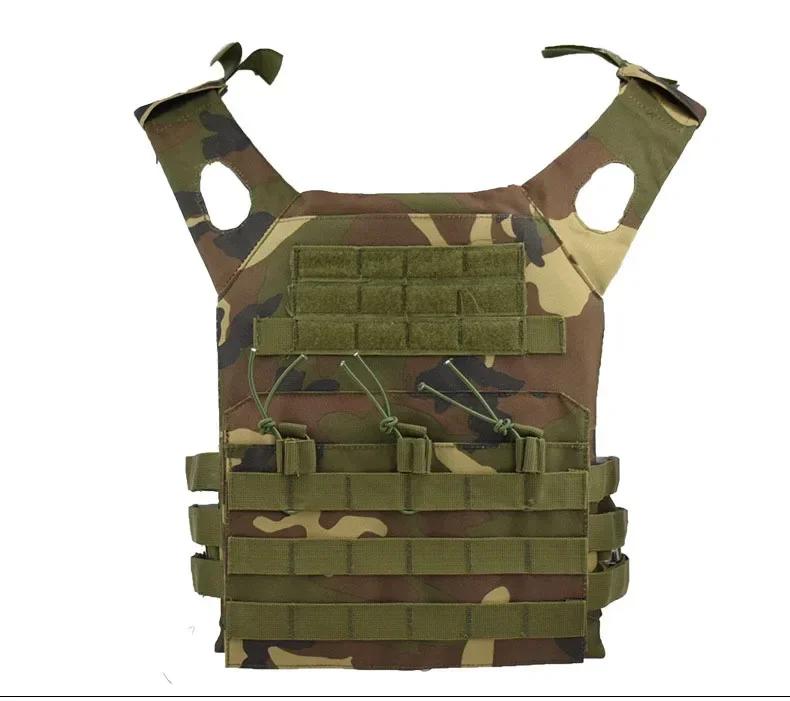 Multifunctional Tactical Vest JPCMolle Plate Carrier Lightweight Camouflage Tactical Vest Hunting Outdoor Hiking Apparel