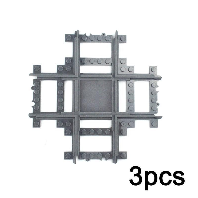 City Train Buffer Strar Stop Parts Train Station Building Blocks MOC Technical Creative Bridge Leduo Assembles Particles Toys