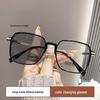 Women's Ultra-light Photochromic Blue Light Glasses - Large Frame, Stylish, Slimming Myopia or Plano Option