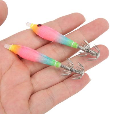 Squid Hook Intensive Luminous Stainless Steel Cuttlefish Jig Polishing Double Row Fishing Bait