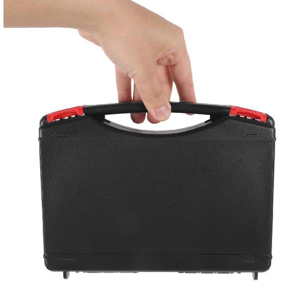 Small Plastic Tool Box, Hard Carrying Case for Tools, Lightweight Drop-Resistant Toolbox with Lock Design for Secure Storage, Portable Maintenance