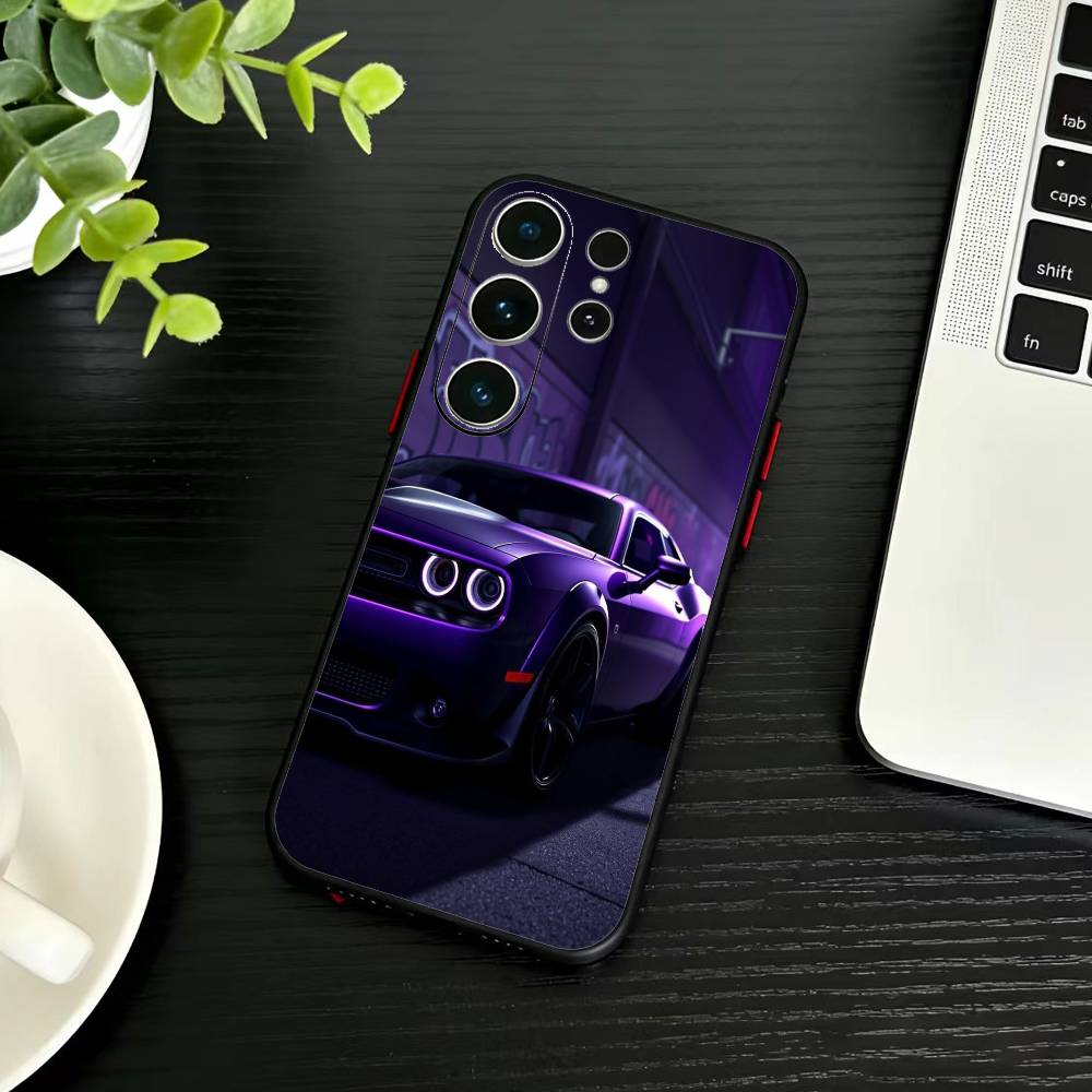 Sports Cool Car Phone Case For Samsung S26,S25,S24,S23,S22,S21,S20,S30,Ultra,Plus,Fe,Note,5G Black Cover