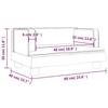 VidaXL Children's Sofa Pink 60x40x30 Cm Velvet 3196320