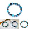 Eye Of The Devil Beaded Bracelet With Elastic Design For Fashionable Women Gift