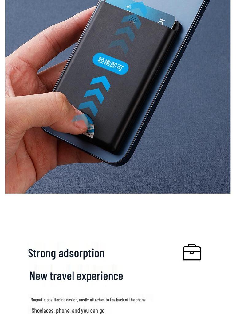 MagSafe Magnetic Card Holder Stand for iPhone 16