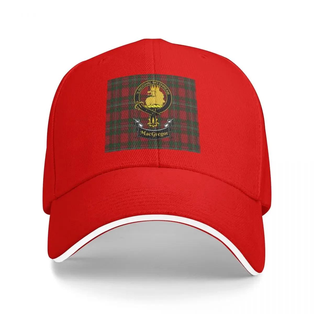 Scottish MacGregor Clan Tartan and Crest Products Baseball Cap dad hat Unisex hat Women Unisexs