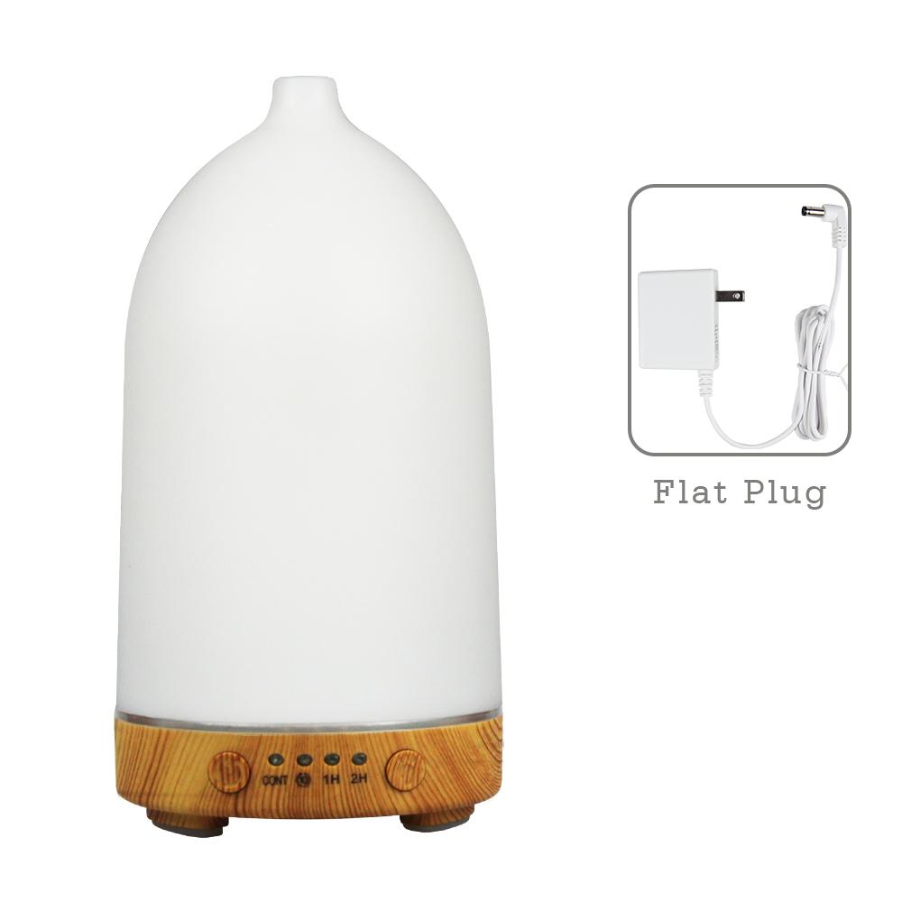 100ML Essential Oil Diffuser Desktop Ultrasonic Air Humidifier Home Fragrance Aroma Diffuser with 7 LED Color Changing Light