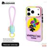 Hermit Crab Windmill Cat iPhone 17 Pro Max Case with Magnetic Stand & Wrist Strap