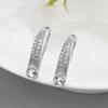 18K Gold Plated Micro-set Zircon High Heel Pearl Earrings - DIY Semi-Finished Mounts