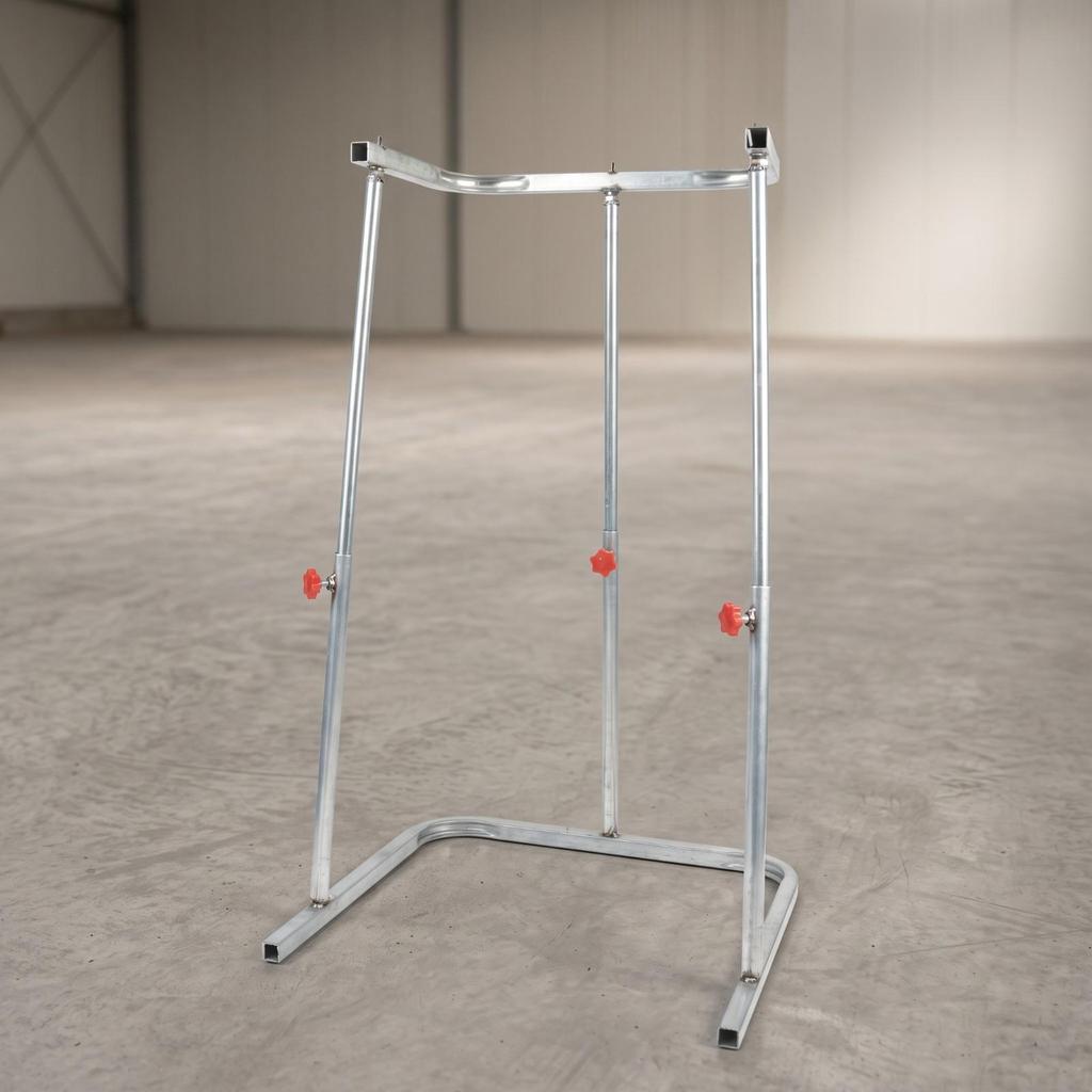 Freestanding Bag Stand Rack | Adjustable Sack Holder, Rust-Resistant, Metal