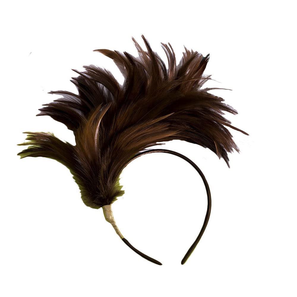 Halloween Colorful Feather Headdress Headband