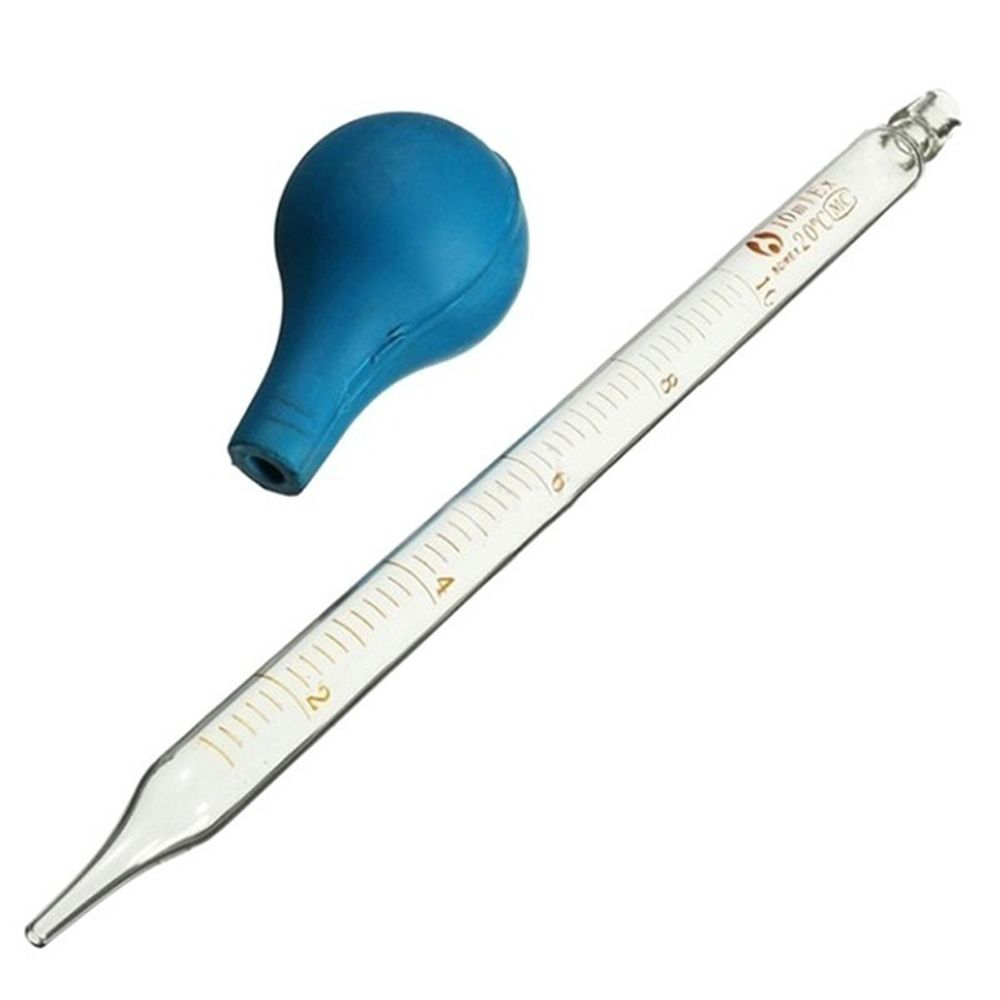Laboratory Supplies With Scale Pipette Pipet Glass Rubber Head Scale  Dropper Pipettors