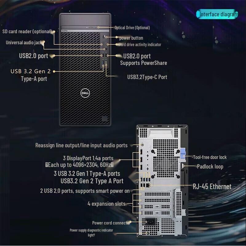 Dell OptiPlex 7020MT Plus Business Desktop PC (CN version)