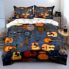 Musical Guitar Pattern Set Multiple Sizes Kid'S And Adults' Bedroom Exquisite 3Pc Bedding Set, Gift