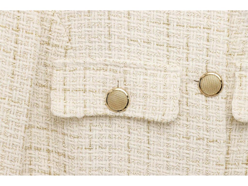 Damen Frühling/Sommer 2025 Lässiger strukturierter Blazer mit Gürtel - Europäischer & Amerikanischer Stil