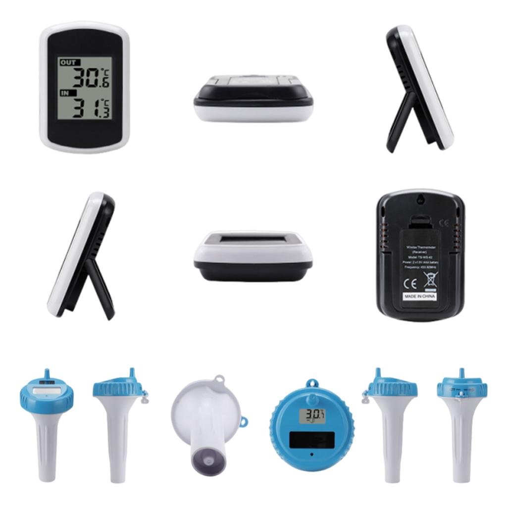 Floating Pool Thermometer Accurate Temperature Monitor Energy Saving Indoor Outdoor Display for