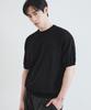 DRAW FIT Cooling Modal Half Round Knit [Black]