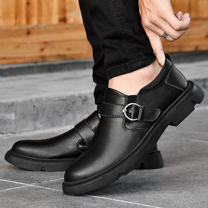 Men's Derby Shoes Brand Men Casual Shoes Comfortable Men Leather Shoes  Business Formal Shoes
