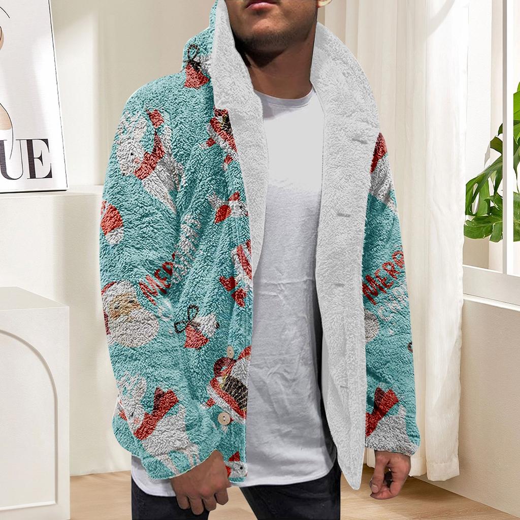 Men'S Winter Zipper Hooded Fleece Sweatshirt With Patch Pocket Casual Jacket