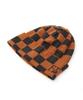 Eondeokeonteulol Winter Plaid Beanie Beanie / Checkerboard / Old Brick